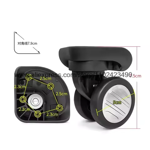 Universal Wheels French Ambassador Delsey Luggage Wheels Suitable for Trolley Boxes Silent Shunluo W