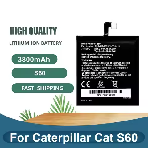 Battery For Caterpillar CAT B26 S60 S62 Pro S61 S41 APP00223 S40 458002-S40 S30 S50 S48C