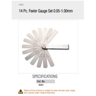 SATA 09401  09402  09405  09407  FEELER GAUGE SET