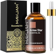 Anise Star Essential Oil, MAYJAM Pure Anise Star Oils for Diffusers, 3.38FL.OZ/100ML Star Anise Esse