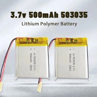 Lithium Polymer Battery 503035 3.7V 500mAh   Volt Li po ion Lipo Rechargeable Batteries for MP3 DVD 