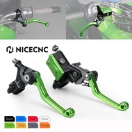 22mm 7/8"Hydraulic Brake & Cable Clutch Lever Set Assembly For Kawasaki KX 65 85 125 250F KX450F KLX
