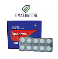 Uphamol 500mg / 650mg Relieves Headache Tab 10s Tablet [11/2026 Expired]