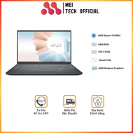 [Freeship] Laptop MSI Modern 14 B5M 204VN/ Gray/ AMD Ryzen 5 5500U/ RAM 8GB/ 512GB SSD/ 14inch FHD/ 
