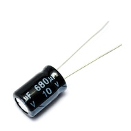 High-Quality Electrolytic Capacitor 10V/680UF 10V 680UF Volume 8 * 12 (10 Pcs)