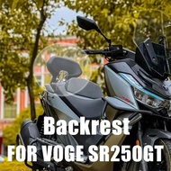 New Fit VOGE SR250GT Motorcycle Accessories Backrest Rear Passenger Backrest For VOGE SR250GT SR250 