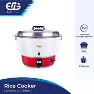 COSMOS CRJ 3020 G / GAS RICE COOKER 20 LITER / PENANAK NASI / CRJ3020G