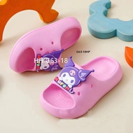 Sandal Slipper Slop Anak Import Kuromi Ringan dan Lembut