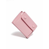 DOT Pocket 3-layer Half Wallet Coin Money Card Wallet baby pink