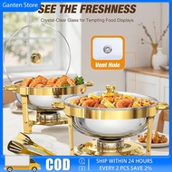 Chafing Dish Food warmer Buffet Stainless Steel with Lid Holder Buffet Set Alcohol Pot Dry Pot
