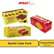 Apollo Layer Cake Chocolate Layer Cake Original/ Cocoa/ contains 24 pcs x 18 gr