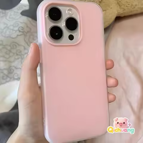 For Realme 8 Pro 8i 7 Pro 7i 6i india 6 6S 5 5S 5i 2 Pro Phone Case 2 in 1 Double Layered Solid Colo