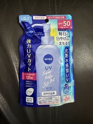 NIVEA UV Super Water Gel SPF50 PA+++ 防曬乳 125g 補充裝