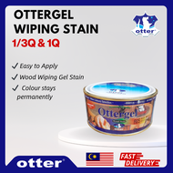 Ottergel -Wiping Wood Stain - Traditional Colour Collections 1/3 Quart / 1 Quart
