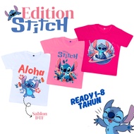 STITCH CHILDREN'S T-SHIRT TOP VIRAL CHILDREN'S CARTOON TOP/ LILO AND STITCH ALOHA CARTOON CHILDREN'S