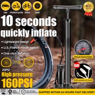 [Available for 50 years] bicycle pump 160PSI Bike/motorcycle/car/ball air pump pam basikal pam tayar