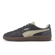 Puma Casual Shoes Palermo Pop Men's Shoes Women's Shoes Gray Beige Suede Retro German Training Shoes