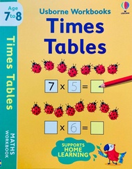 (Age7-8) Usborne Workbooks Times Tables แบบฝึกหัด เลข สำหรับเด็ก 7-8 ขวบ ( คูณ )