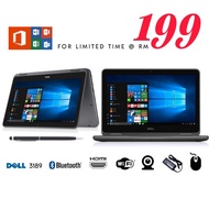 Dell 3189 Windows 10 Chromebook Laptop, 11.6" HD (1366 x 768) Touch Screen, Intel Celeron N3060, 4GB RAM, 16GB SSD