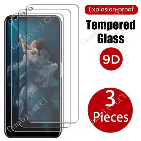 3PCS For Honor 20 Pro Tempered Glass Protective On Honor20Pro Honor20 20Pro YAL-AL10 L21 TL00 6.26" 
