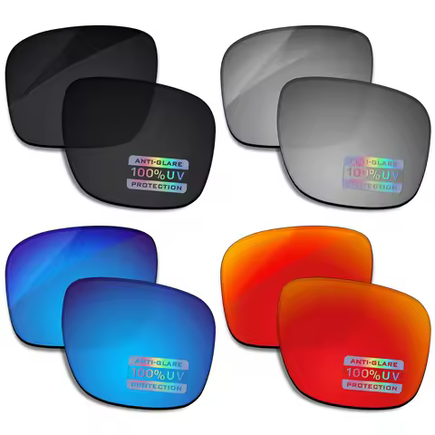 MYCOURAG Replacement Lenses for OAKLEY Latch SQ Asian Fit OO9358 - 55mm Sunglasses UV400 Protection 