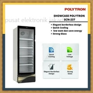 SHOWCASE POLYTRON murah SCN 237 L 4 RAK DISPLAY COOLER KULKAS LOW WATT promo garansi resmi