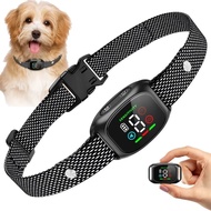 Rechargeable Smart Dog Anti Bark Collar, IP67 Waterproof 4 Modes 8 Sensitivity Vibration Collar for 