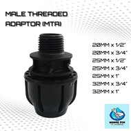 POLY MALE THREADED ADAPTOR HDPE (MTA)