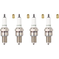 4 PK TORCH F7TC Penggantian Palam Pencucuh untuk NGK BP7ES, BOSCH W5DC, CHAMPION N9YC N7YC N79Y, DEN