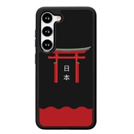 Casing Case Samsung Galaxy S23 S22 S21 S20 Plus Ultra FE 5G japanese red DF184