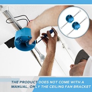 2 Pcs Ceiling Fan Brace Electrical Box 14.25 to 22.5 Inch Adjustable Electrical Box and Support Bar 