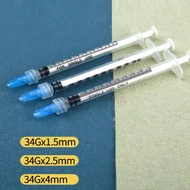 50pcs/lot 34G 32G 18G 25G 27G 30G Superfine Small Painless needle 4mm 13mm 25mm ultrafine Teeth Eyel
