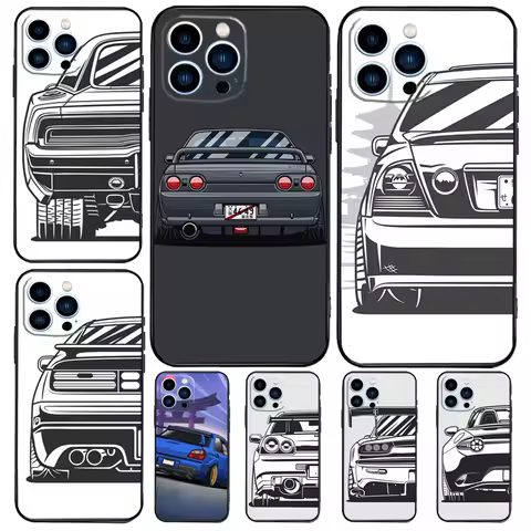 JDM Car For Huawei Nova Y70 Y91 Y72 Y73 Y60 Y90 Y61 8i 7i 11i 12i 12s 9 10 SE P20 P30 P40 Lite Case