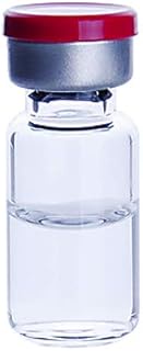 DWK Life Sciences W990005-CP Serum Vial, Blue Flip Seal, 13mm Igloo Lyo Stopper, 2ml Capacity, Clear