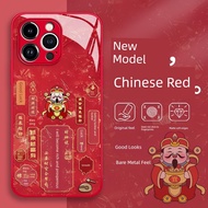 财神爷手机壳 新年手机壳 Sarung telefon bimbit God of Wealth sesuai untuk Huawei pura80 Lucky mate70pro Fortune 