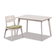 [特價]ASSARI-夢蘿拉餐桌椅組(一桌四椅)