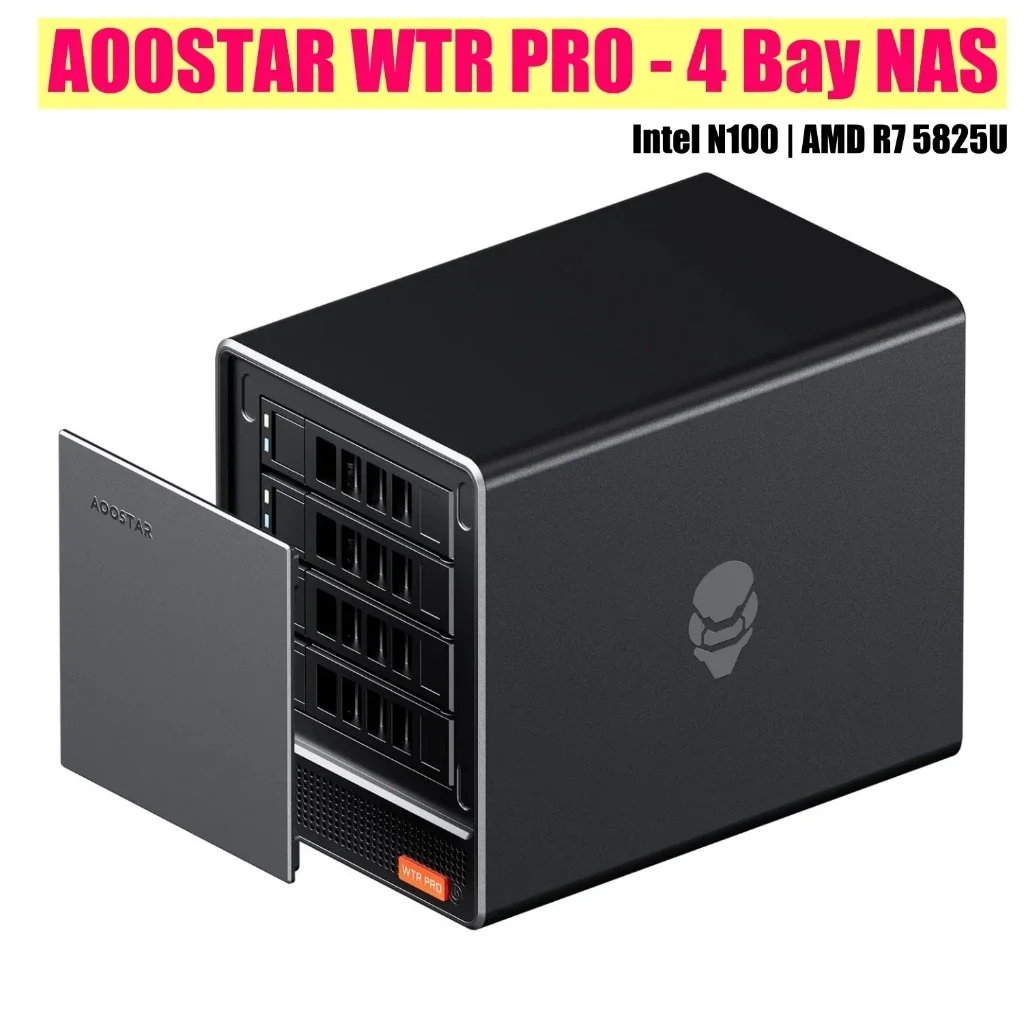 AooStar WTR PRO 4Bay NAS AMD R7-5825U | Intel N100 Host MiniPC Cloud ส่วนตัว