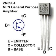 X10 pc 2N 3904 NPN TO-92 / 2N 3904 PNP TO-92 3904 2N3904 / 2N3904 Amplifier Transistor