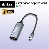 (ประกัน 1 ปี) iBitzz Video Capture Card 4K 60HZ HDMI to USB3.0 Type-C แคปเจอร์การ์ด การ์ดจับภาพวิด