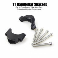 Aluminum Alloy TT Aerobar Riser Spacer for 31.8mm Handlebar – Triathlon Road Bike Extension Kit (Mod