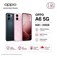 OPPO A6 | 5G | 6+6GB + 256GB | 2-Year OPPO Warranty | 2-Year Screen Care | 7000Mah(45W SuperVooc)