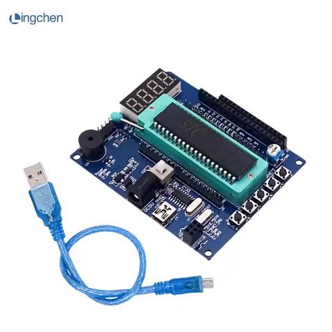 51 MCU development board STC89C52 learning board AVR minimum system AT89S51 intelligent car test boa