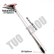 6P2-45501-01 6P2-45501-00 Drive Shaft (X), for Yamaha Outboard Motor F250 FL250 ，Made in Taiwan