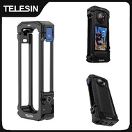 TELESIN Alunium Alloy Frame Case For ta 360 X4 Vertical shot Low Weight Protective shell For ta 360 