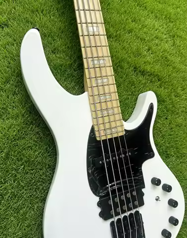 Performance Gloss White Dingwall Nolly NG 5-String Multiscale Fan Fret Bass guitar guitar