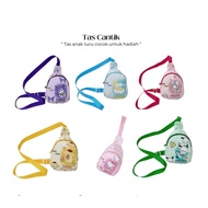 Sanrio bag, cute sling bag, children's sling bag, Kuromi/ sling bag, children's sling bag, Sanrio/ s