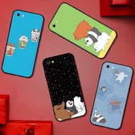 iphone 11 12 13 Pro Max Mini 63YYDS Cute We Bare Bears Soft Silicone Phone Case Cover