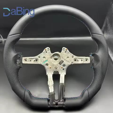 For BMW F10 F30 3 /5 Series Half Perforated Leather 3color-stitching Steering Wheel Base Assembly