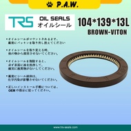 104*139*13L TRS FlyWheel Oil Seal - Hicom 4.3 3ton, 4HF1 4HG1 6HH1 6HK (Viton) | HTCL