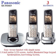 (REFURBISHED) Panasonic KX-TG6423 Dect 6.0 Digital Cordless Phone